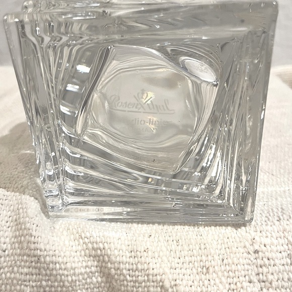 Vintage Rosenthal Studio Linie Mid Century Twisted Tower Crystal Vase - Picture 7 of 11